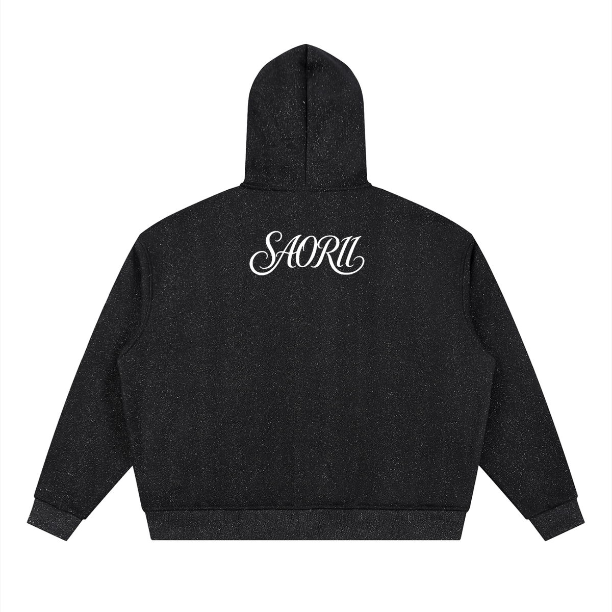 Women's sparkles Script Zip Hoodie