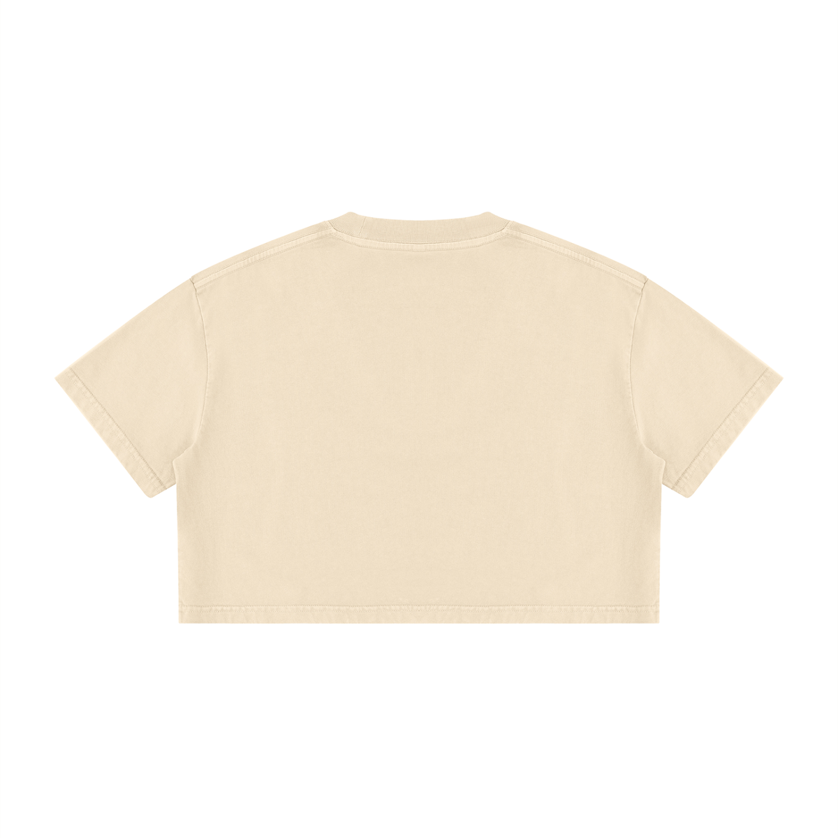 cropped Script Tee