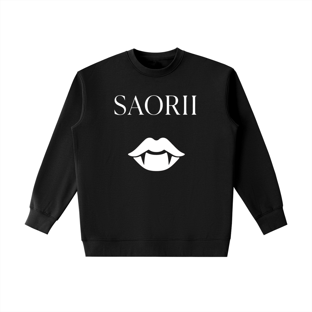 saorii wordmark sweatshirt