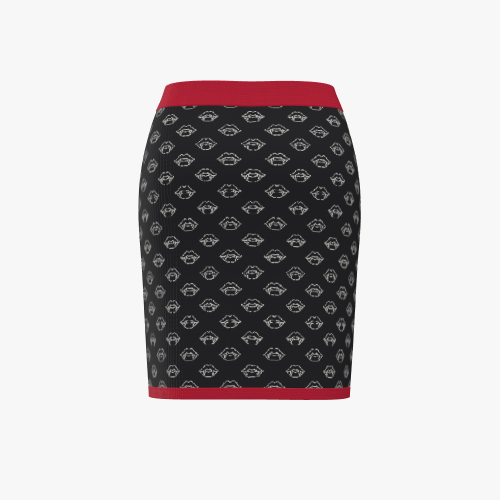 LA MORSURE KNIT MINI SKIRT