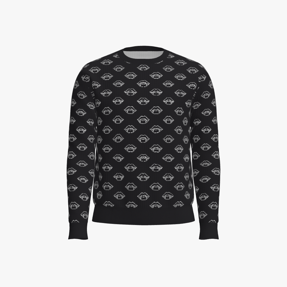 LA MORSURE JACQUARD CREWNECK