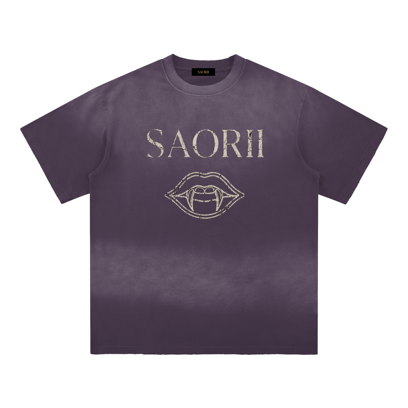 Sun Fade Hand-Frayed Cotton T-Shirt