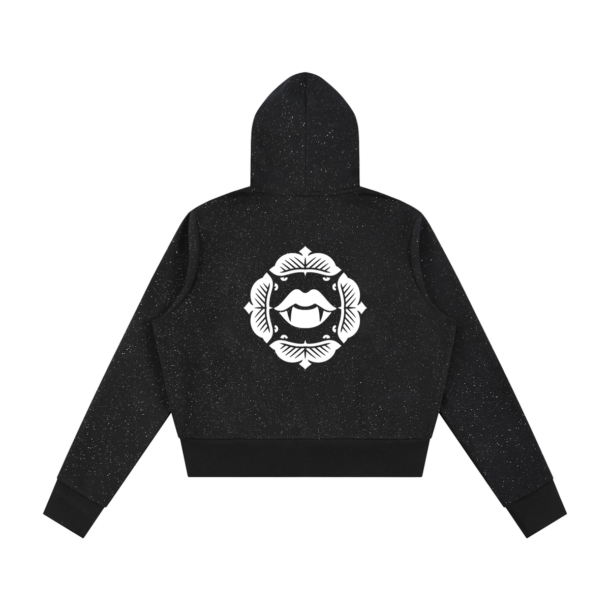 man's sparkles Script Zip Hoodie