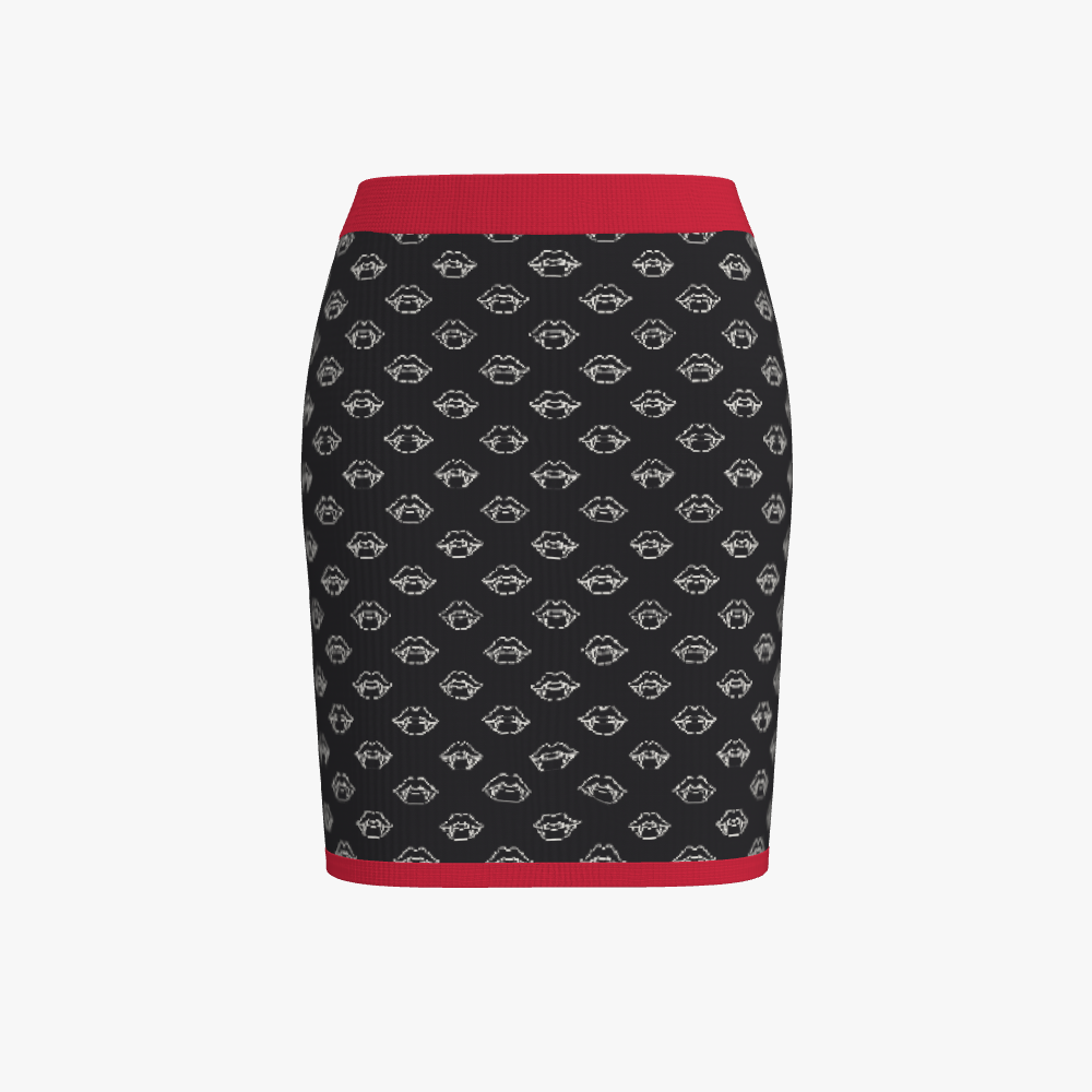 LA MORSURE KNIT MINI SKIRT