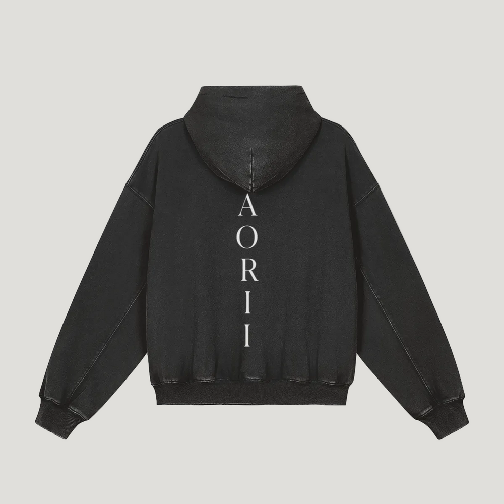 LIPS PRINT BOXY HOODIE
