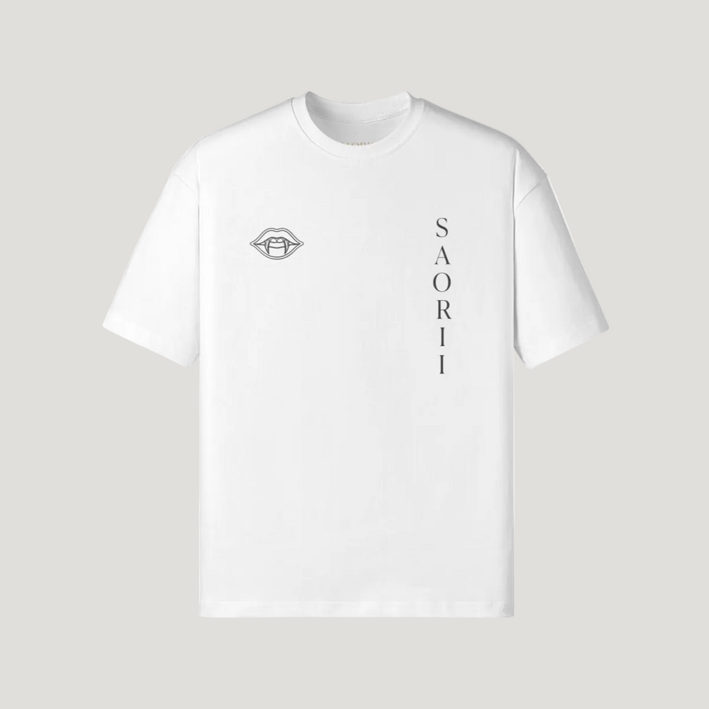 LIPS PRINT OVERSIZE TEE