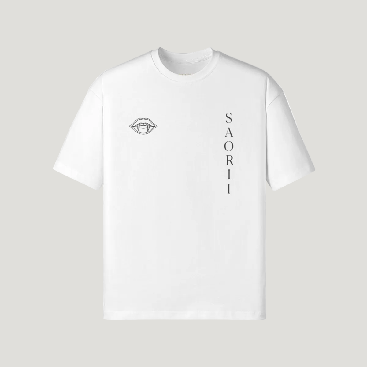 LIPS PRINT OVERSIZE TEE