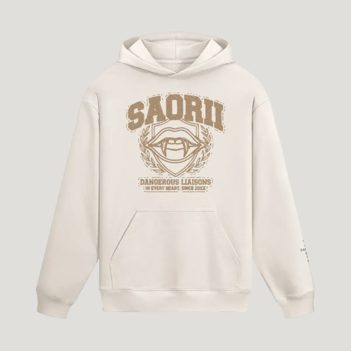 DANGEROUS LIAISONS  EMBROIDED HOODIE