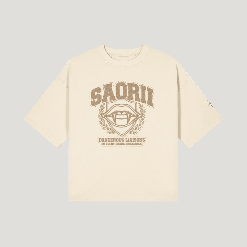 DANGEROUS LIAISONS  EMBROIDED TEE