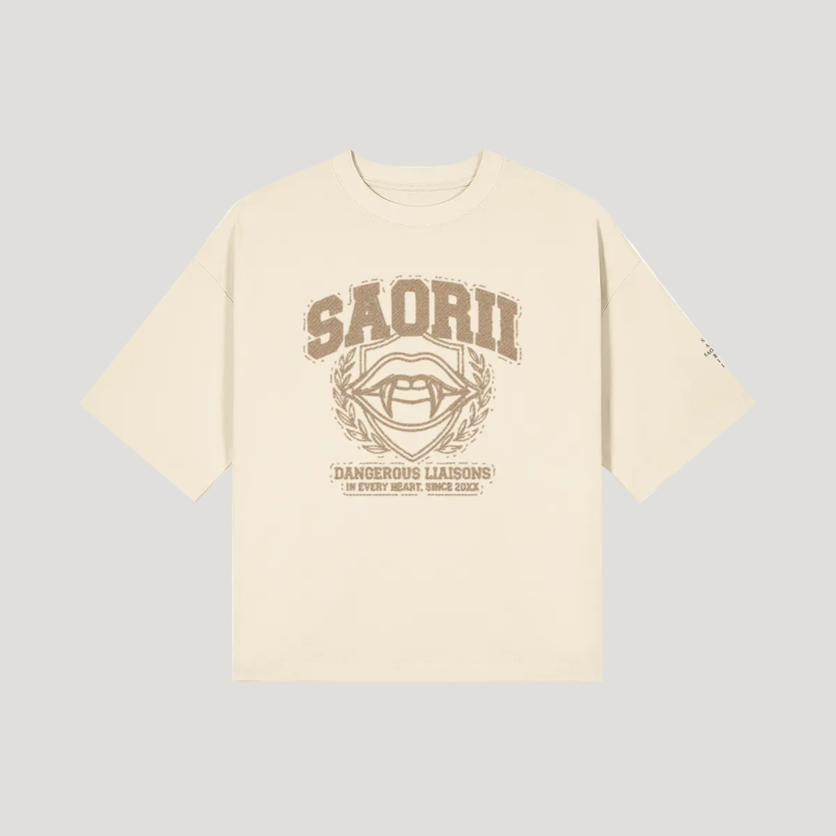 DANGEROUS LIAISONS  EMBROIDED TEE